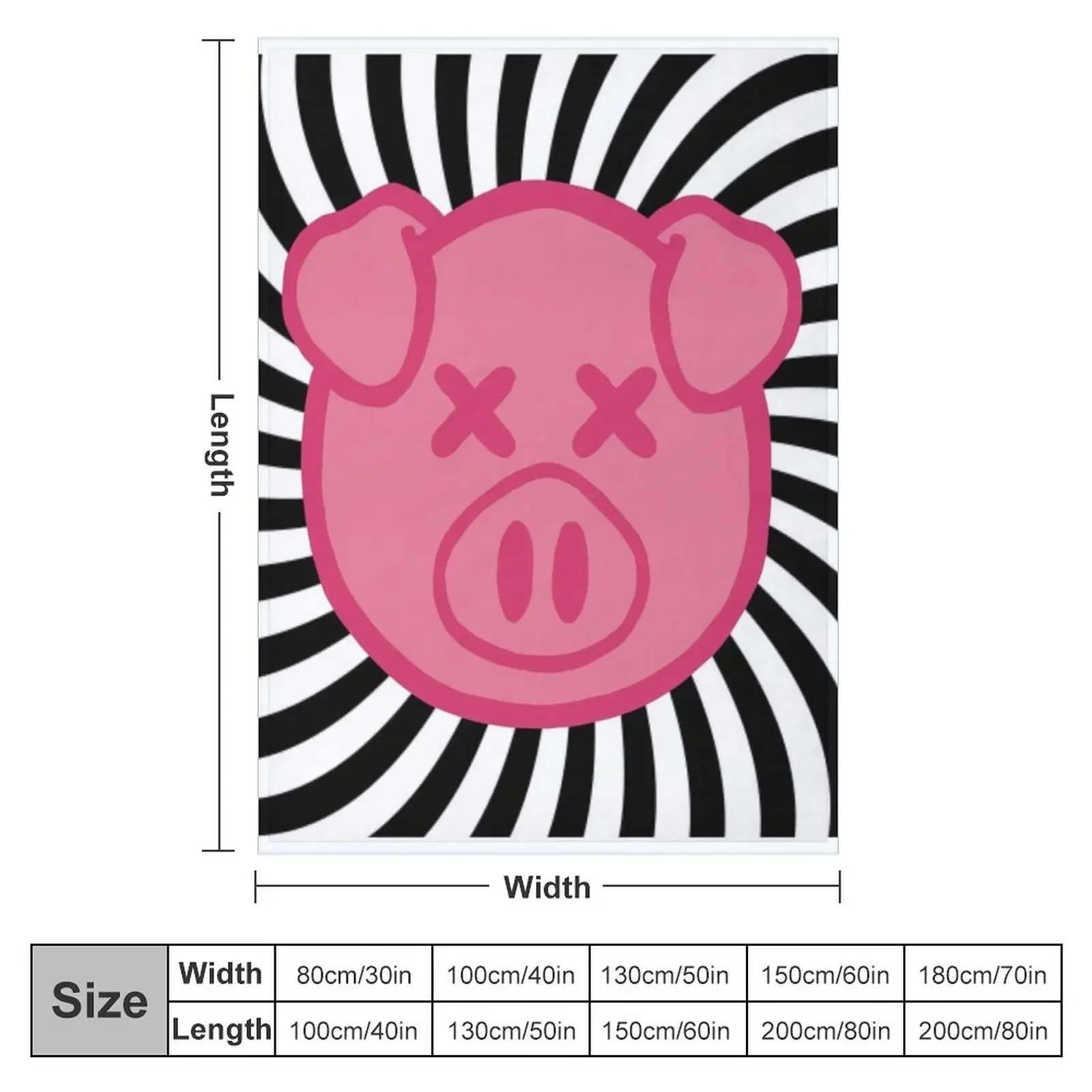 Shane Dawson Pig Spiral Logo Throw Blanket Polar decorative Luxury Blankets