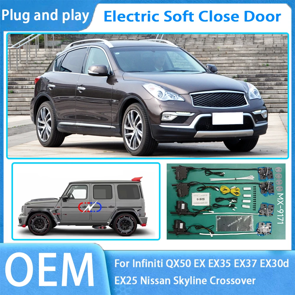 for Infiniti QX50 EX EX35 EX37 EX30d EX25 Nissan Skyline Crossover OEM Car Soft Close Door System Automatic Electric Auto Pull