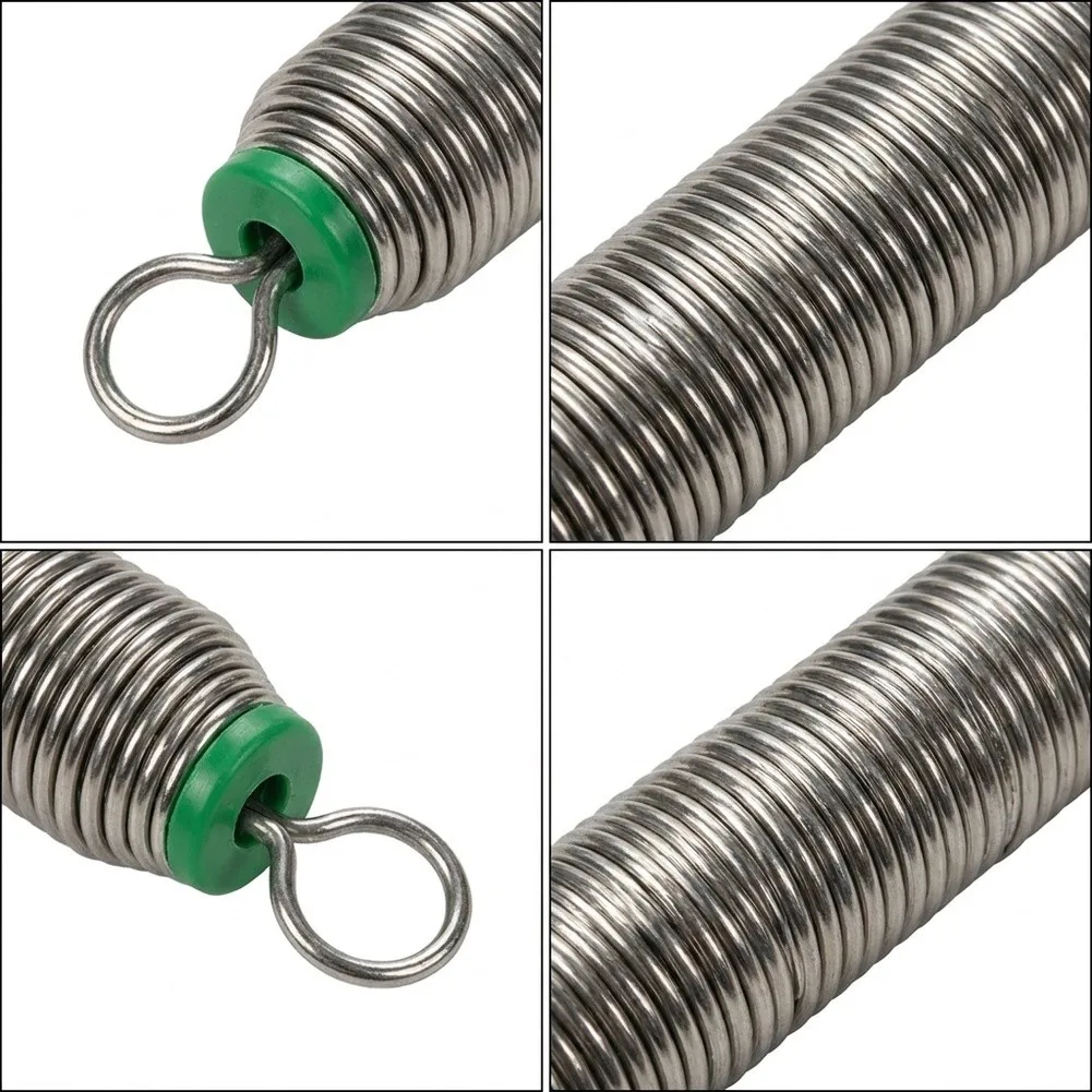 Steel Wire Pilates Spring with Double Ring Terminations Designed for Integration into Standard Reformer Tables