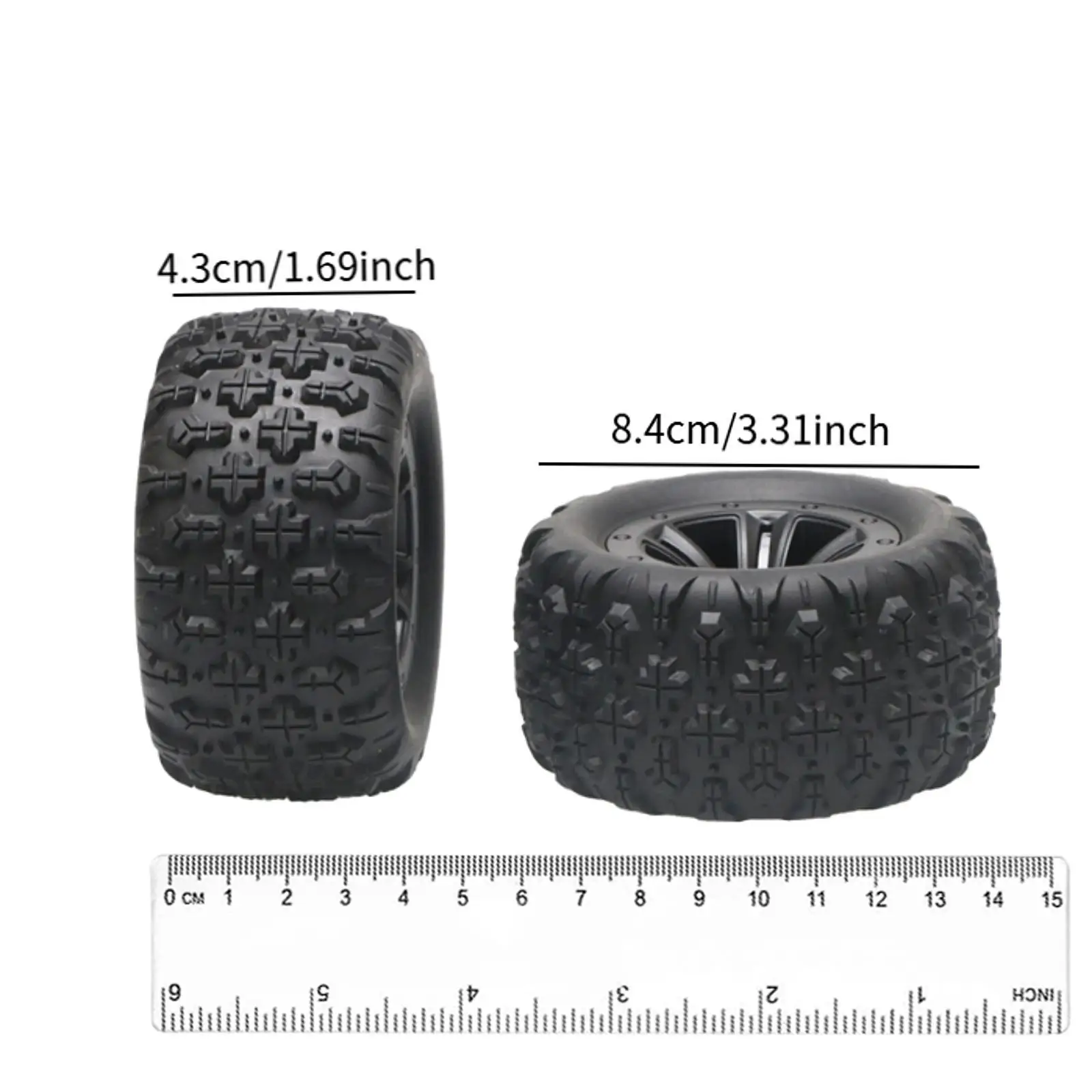 1/12 1/14 1/16 RC Car Tires DIY Modification Universal Upgrade Parts Replacement for Wltoys Hobby Model Truck Car Crawler