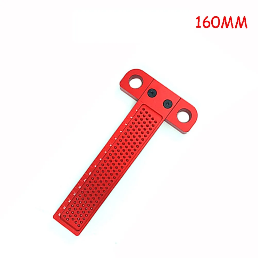 260mm T-type Ruler Precision Measuring Tool Edc Mechanic Aluminum Marking Tool Precision Marking Tool Clear Scale For Accuracy