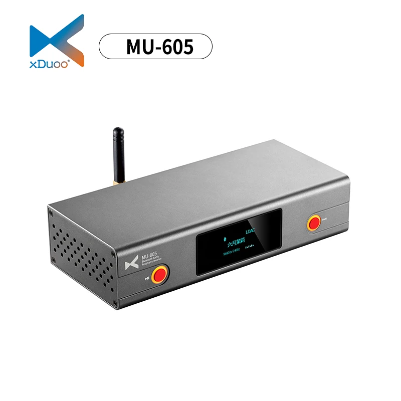 XDUOO MU-605 HD Bluetooth 5.1 podwójny odbiornik Audio DAC Chip konwerter PCM24Bit/96kHz wsparcie SBC AAC aptX aptX LL aptX HD LDAC