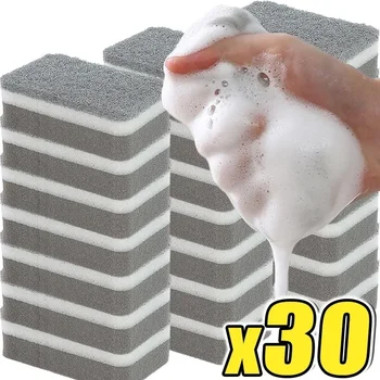 Magic Drie Lagen Sponsen Herbruikbare Pan Pot Afwassen Schuursponsjes Huishoudelijke Keuken Spons Doekjes Borstel Schoon Gereedschap