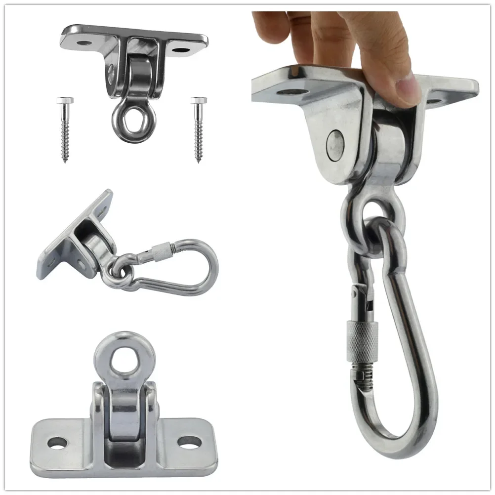 Heavy Duty Ceiling Hanger 850kg/650kg Capacity Stainless Steel Swing Hook Sandbag Various Screw Nut Buckle Hammock Mount Kit