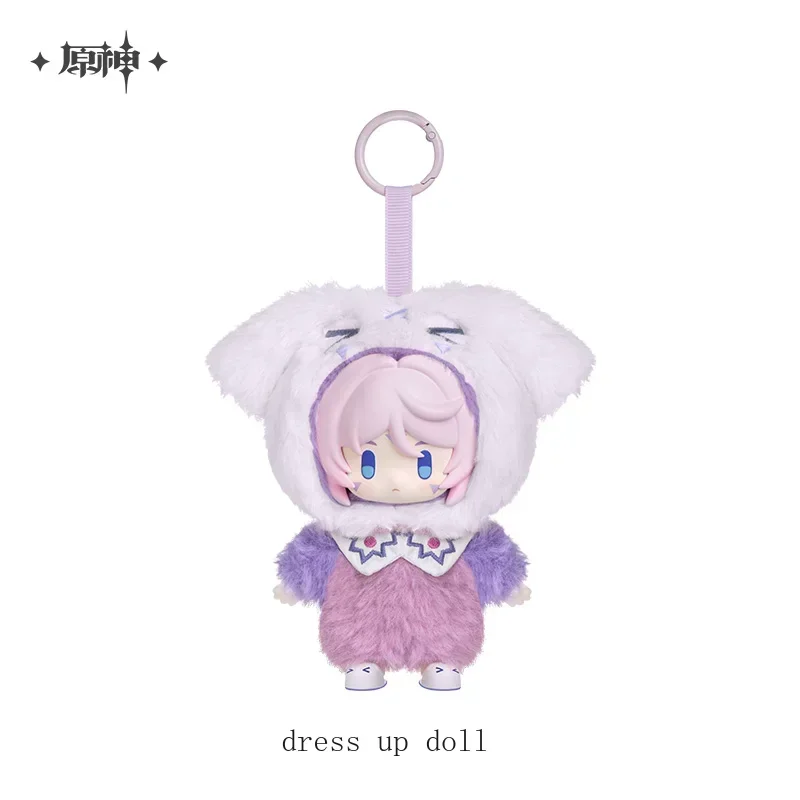 Cartoon Dolls Neuvillette Citlali WINTER NESTING Pendant Genshin Impact Cosplay Zhongli Klee Tartaglia Backpack Toy Official
