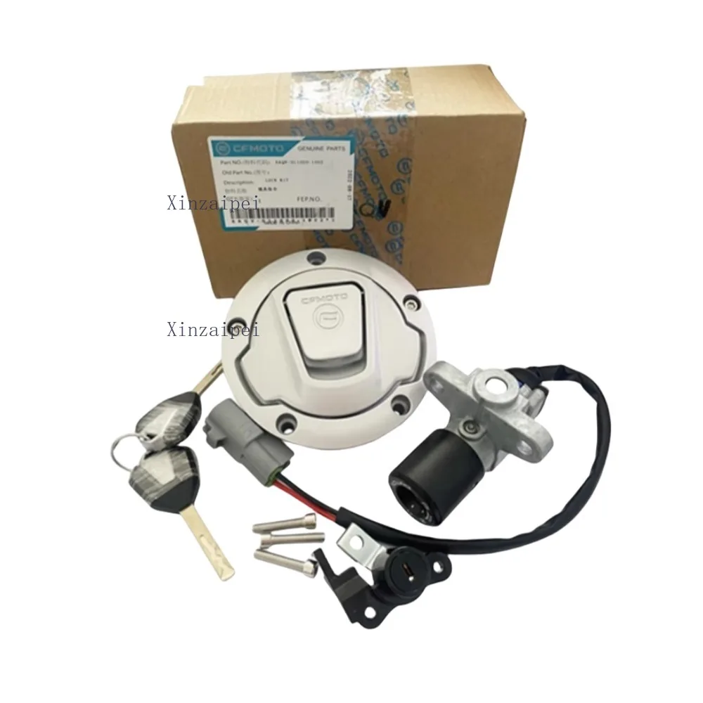 

Для CFMOTO 450SR 450NK 450CLC Замок в сборе CF400-6-7-10 Полный комплект замка Подушка топливного бака Электрический дверной замок Ключ эмбрион Ключ-блок