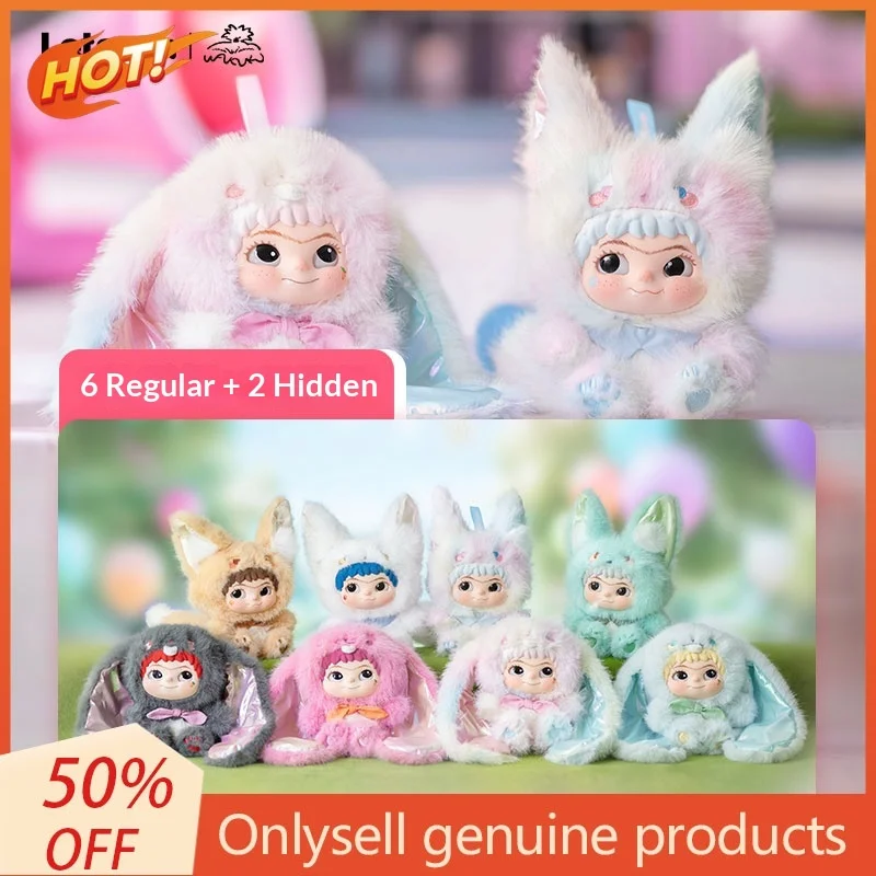 

Новый Wakuku Fox Rabbit Mischief Diary Series слепая коробка кукла виниловая рождественская вешалка второго поколения подарок-сюрприз для детей