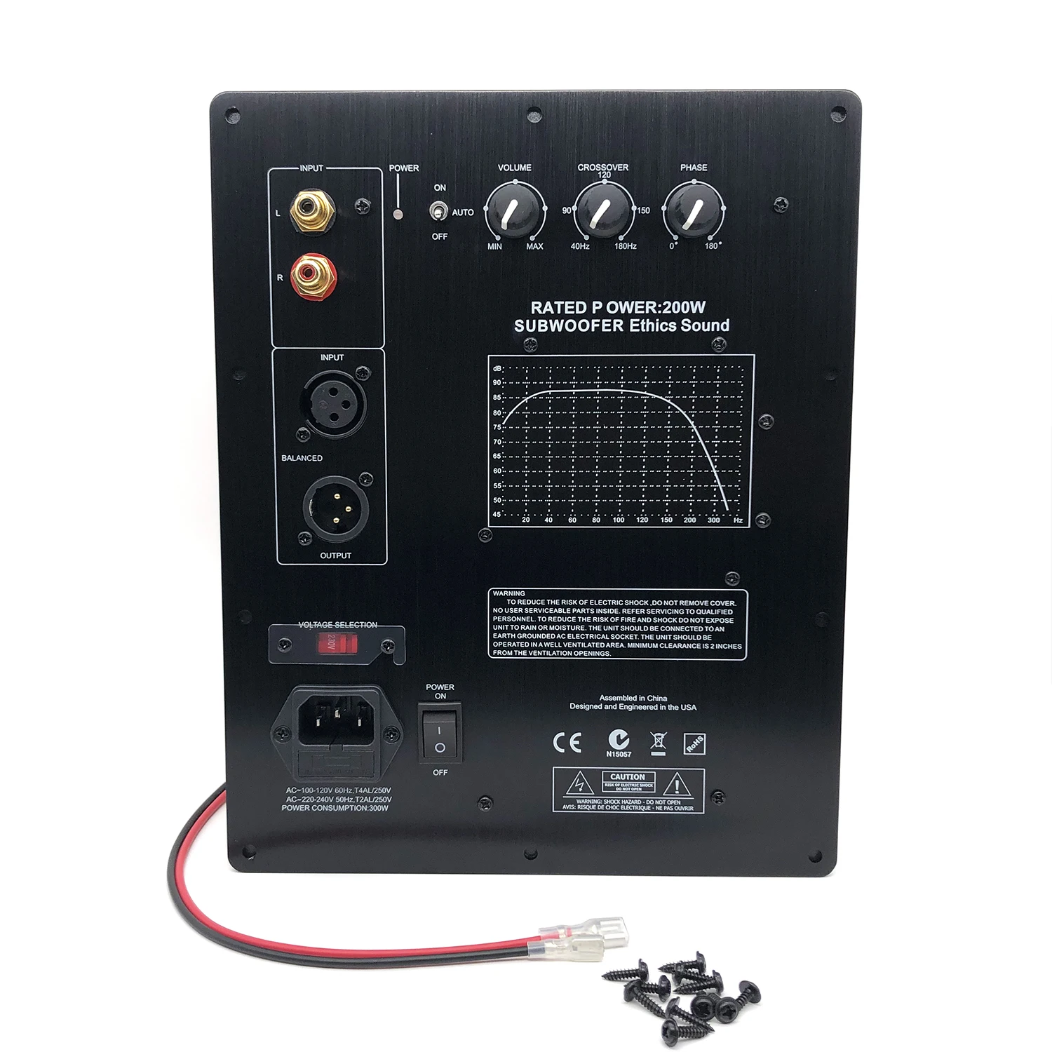 2025NEW HIFI – carte d'amplificateur de caisson de basses actif numérique robuste, Mono 200W, carte d'amplificateur de basse Pure, Audio Home cinéma 110/220V