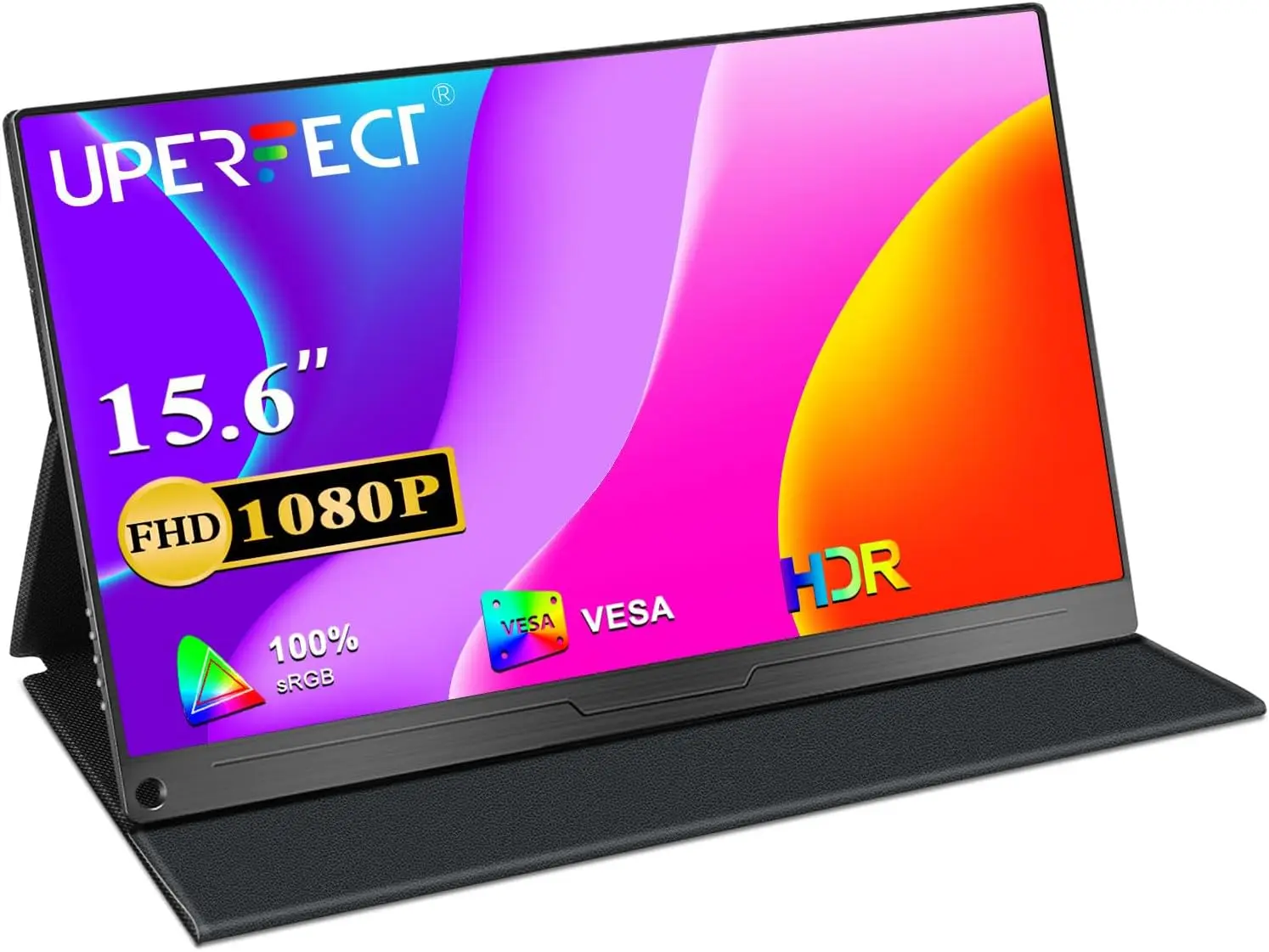 

15.6" IPS HDR 1080P USB C Portable Monitor for Laptop Phone Gaming