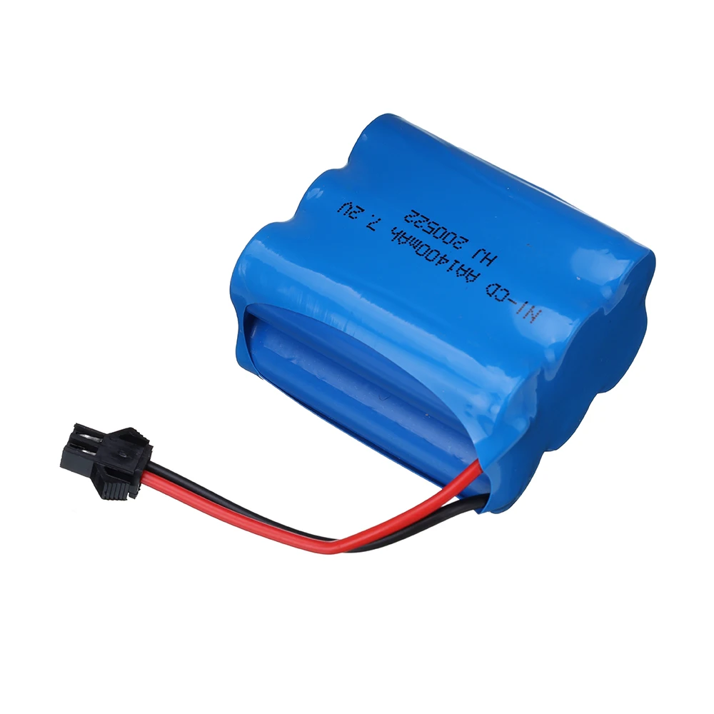 ปลั๊กแบตเตอรี่ Ni-Cd 7.2V 1400mAh สำหรับของเล่น RC ถังรถบรรทุกหุ่นยนต์ AA 7.2V แพ็คแบตเตอรี่แบบชาร์จไฟได้สำหรับเรือ RC