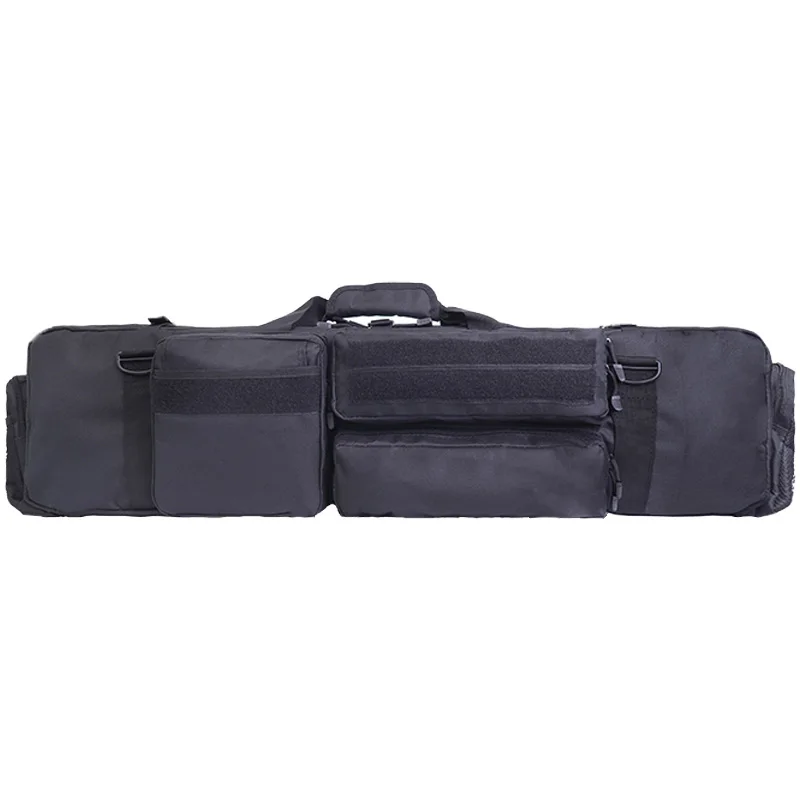 Borsa tattica per pistola Molle per M249 Outoor Zaino impermeabile Custodia da caccia Airsoft Custodia per pistola da cecchino con tracolla portatile
