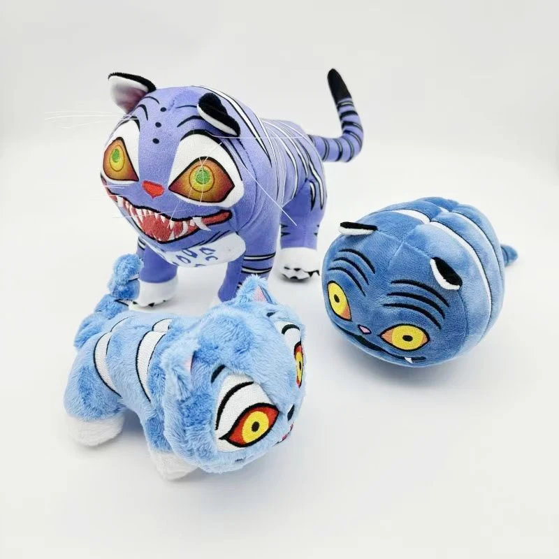 

Cartoon Cute Kpop Demon Hunters Plush Toy K-pop Peripheral Tiger Plushies Soft Stuffed Doll Toy Fans Gift