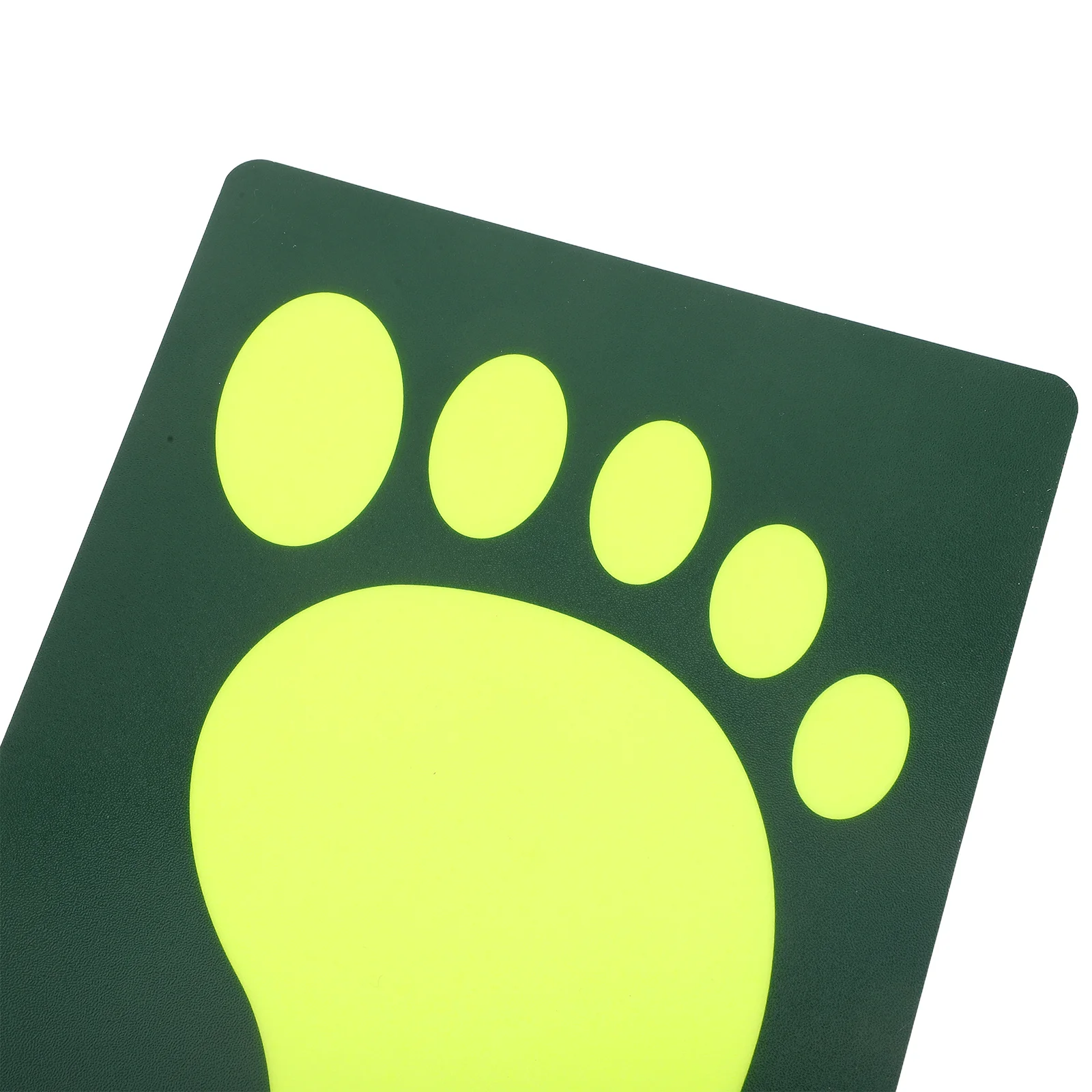 12 Uds. Pegatinas luminosas nocturnas para suelo con huella, pegatinas autoadhesivas de Pvc impermeables para evacuación, marcadores de seguridad antideslizantes para