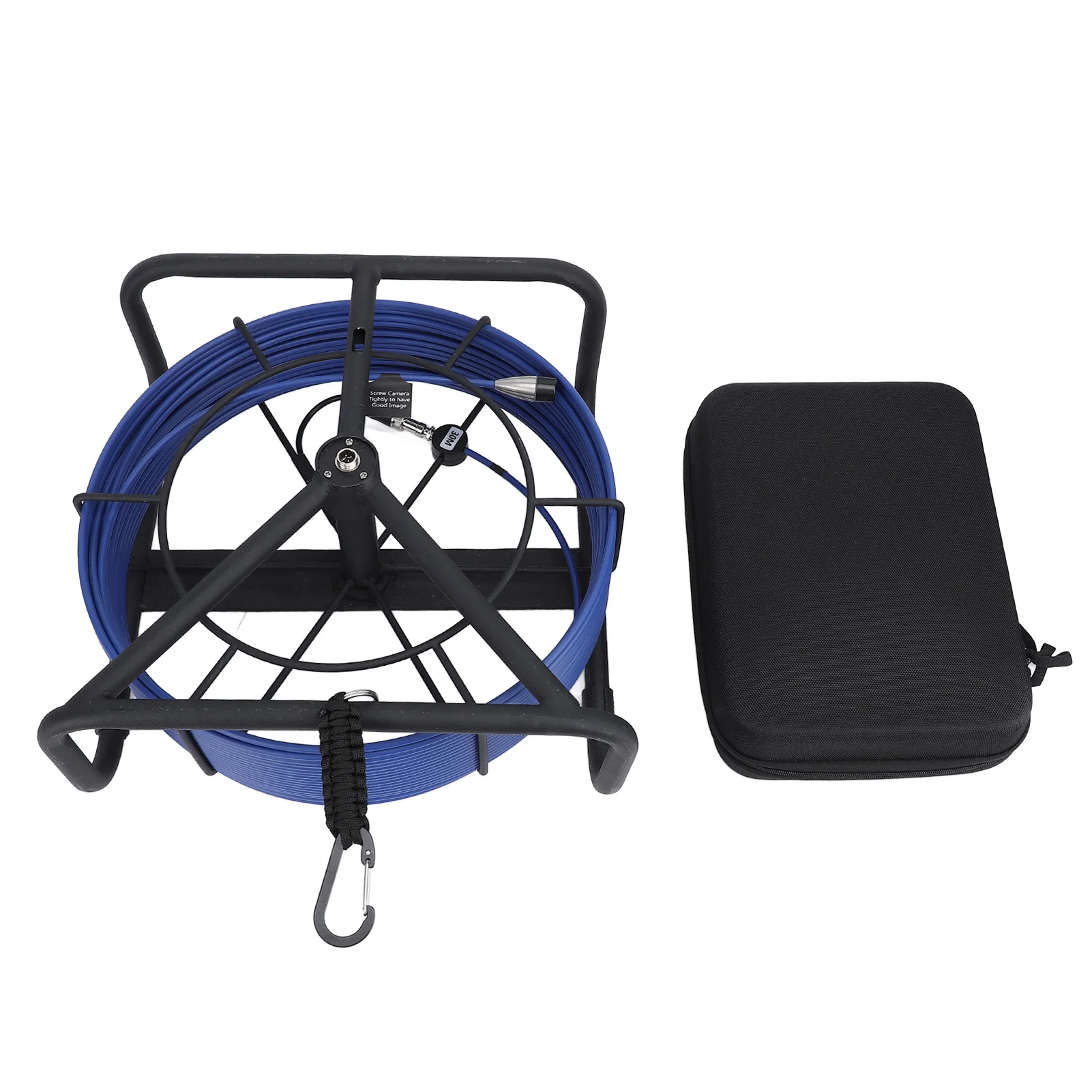 Cámara de alcantarillado inspección de plomería 7 pulgadas LCD IP68 cámara de tubería a prueba de agua grabadora DVR 30 m/98,4 pies IP68 grabadora DVR a prueba de agua