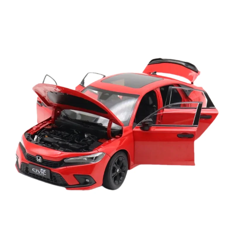 1:18 Dongfeng Honda 11 new Civic diecast alloy car model, children's collection of decorative toys, holiday gifts for friends.