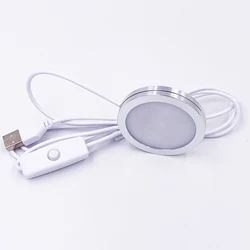 Slim 3W Spotlight Ultra-thin LED Cabinet Mini Spot Light USB 5V Jewelry Display Ceiling Indoor Small Downlight Surfaced Mounted