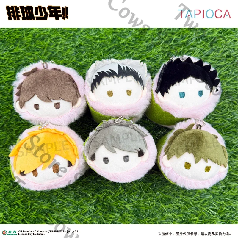 

официальный подлинный Haikyuu!! Аниме периферийные устройства, торт с цветком вишни, папа, плюшевые игрушки, кукла, том 1/2, супер милый мультяшный подарок на день рождения