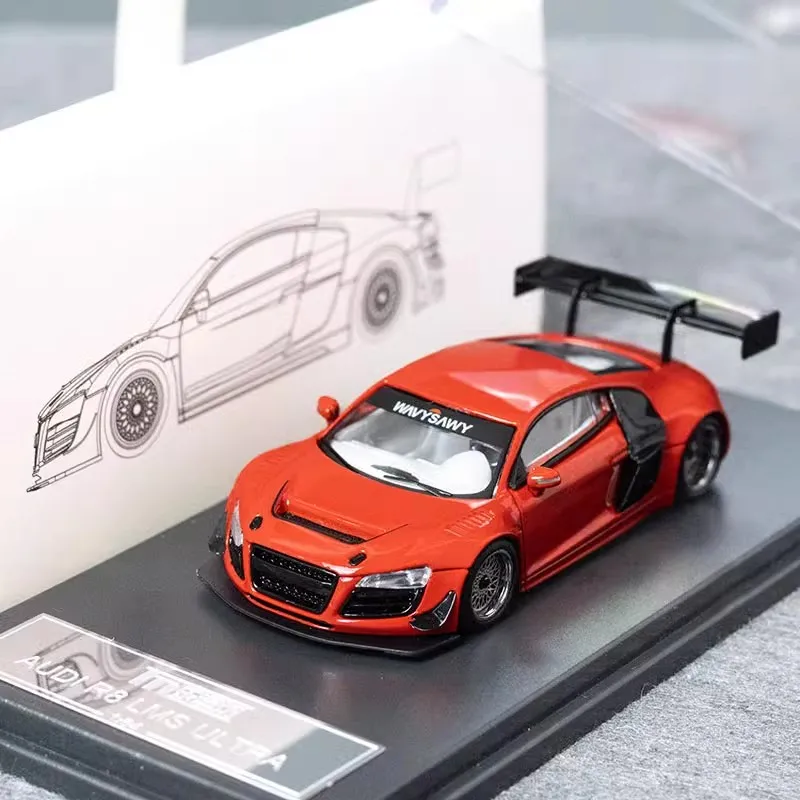 

Le Man Fang 1:64 R8 LMS ультра литая под давлением модель автомобиля