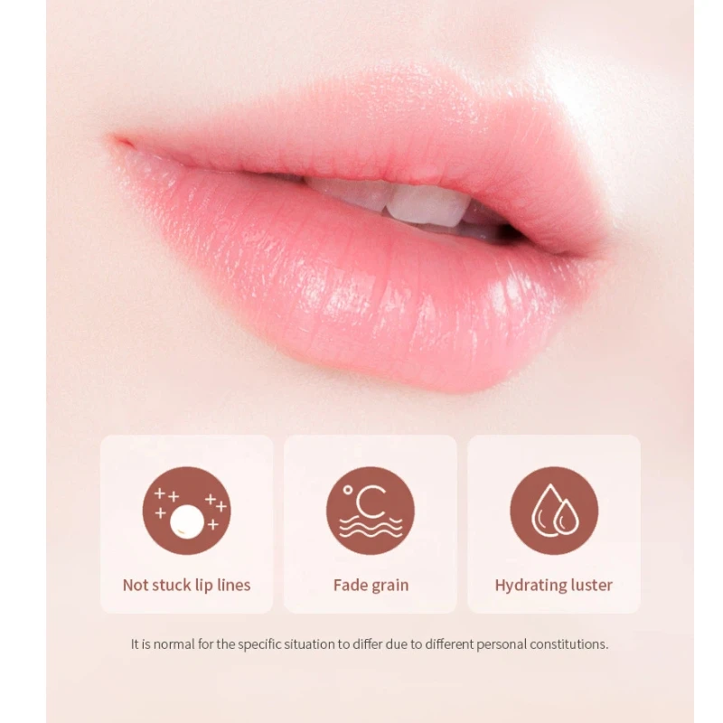 Honey Moisturizing Lipstick Strawberry Honey Peach Colorless Moisturizing Base Lip Balm To Fade Lip Lines Daily Use Lipstick