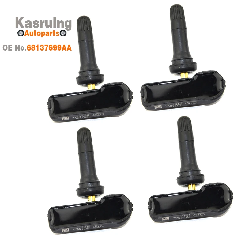 4PCS/Lot New Car 68137699AA 56029319AC For 08-10 Dodge Ram 1500 2500 3500 Dakota TPMS Tire Pressure Monitoring System Sensor