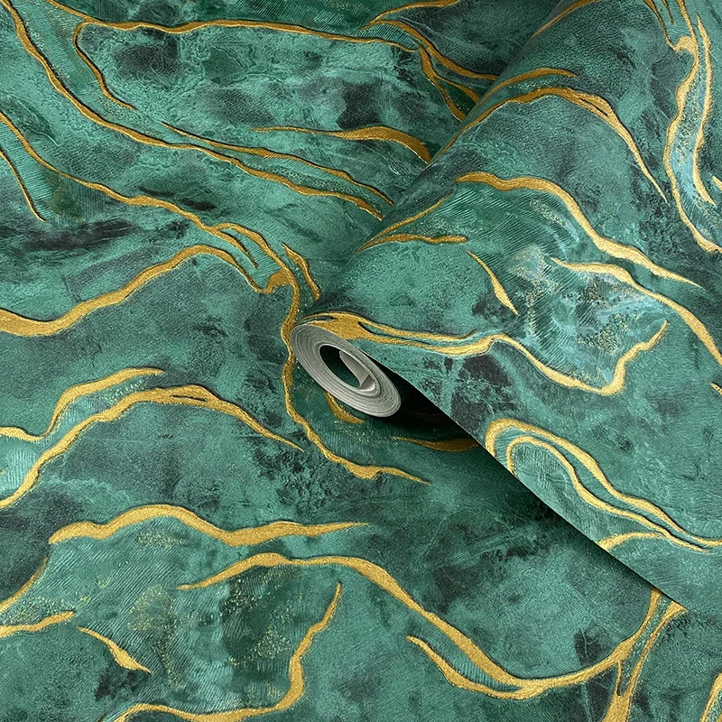 

Зеленые мраморные полосатые обои интерьер спальни гостиная фон papel de parede 3d тисненые обои