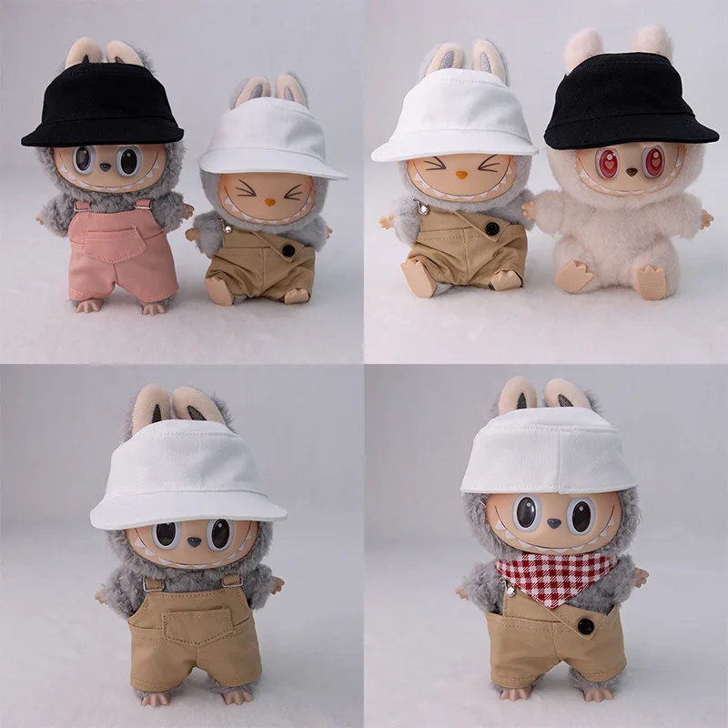 

Labubu Doll Clothes Labubu Doll Clothes for 17cm Generation 1 and 2 Labubu including Baseball Cap Vinyl Face Pendant Doll