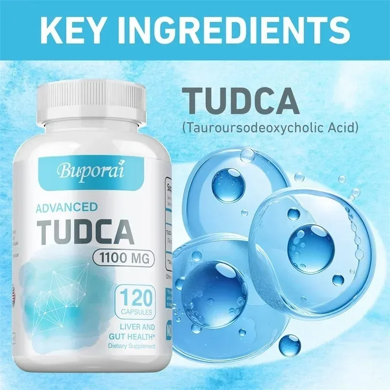 TUDCA Liver Supplements - Cleanses and Repairs, Supports Healthy Liver Function and Digestive System, Improves Immunity