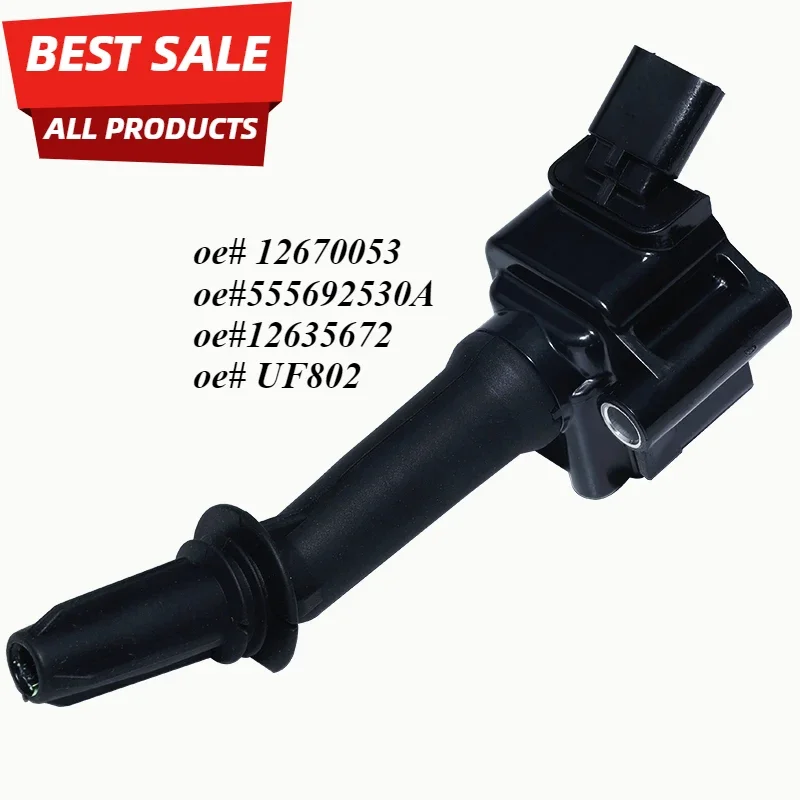 

12635672 UF802 Ignition Coil for Buick Encore Chevrolet Cruze Equinox Malibu Volt GMC Terrain 12670053 555692530A