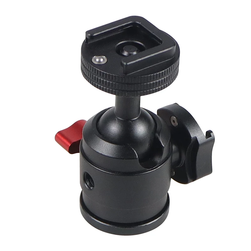 Mini Stativ Swivel Ball Kopf mit Kalten Schuh Mount Adapter für DSLR Kamera Monitor Vlog Flash Licht Mikrofon Magie Arm stehen – Detail 13