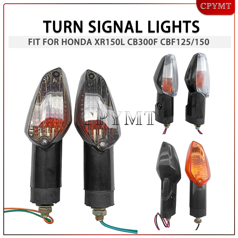 

Motorcycle Turn Signal Light Motorbike Front Rear Indicator Lamp fit For Honda CBR 250R 300R CB300 CBF125 CBF 150 XR150L