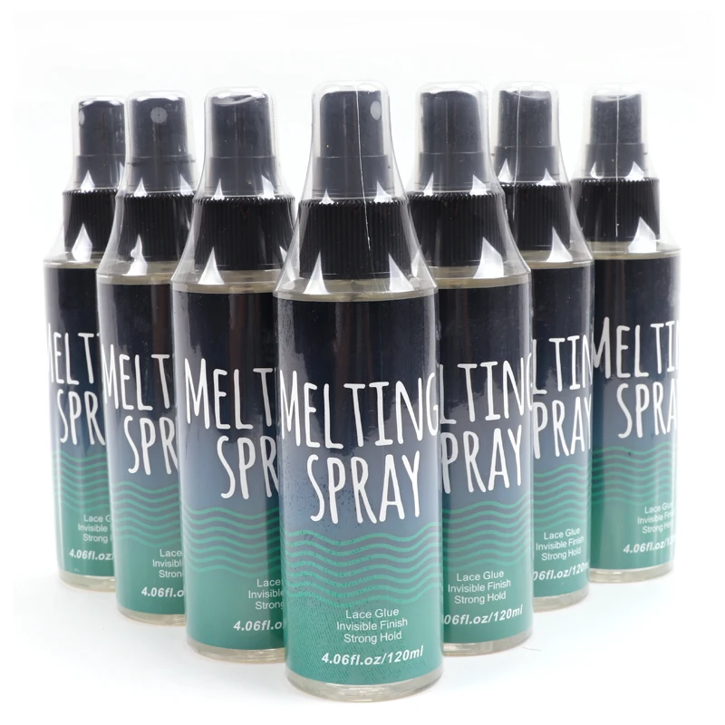 Colle pour perruque étanche avec dissolvant, Spray de fusion, adhésif pour perruque Lave avec brosse à bord Double taille gratuite, bâton de cire, bande de perruque, outils pour cheveux