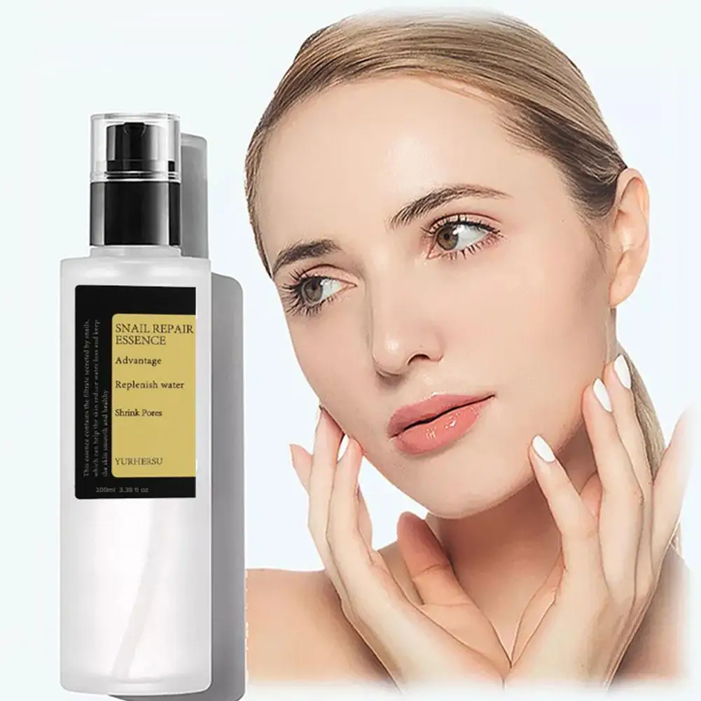 

100ml Snail Collagen Face Essence Moisturize and Repair Skin Barrier Fade Black Spots Whitening Face Serum for women