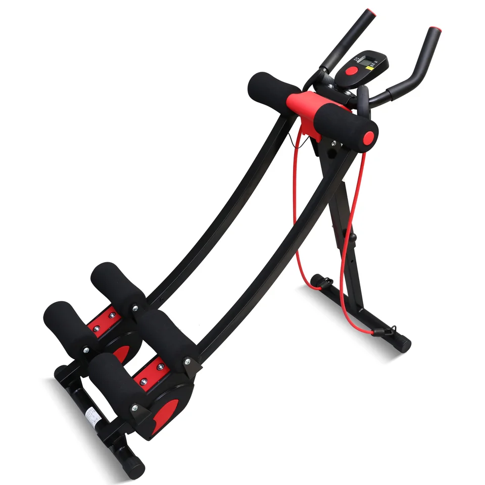 Adjustable Height Ab Machine with LCD Monitor