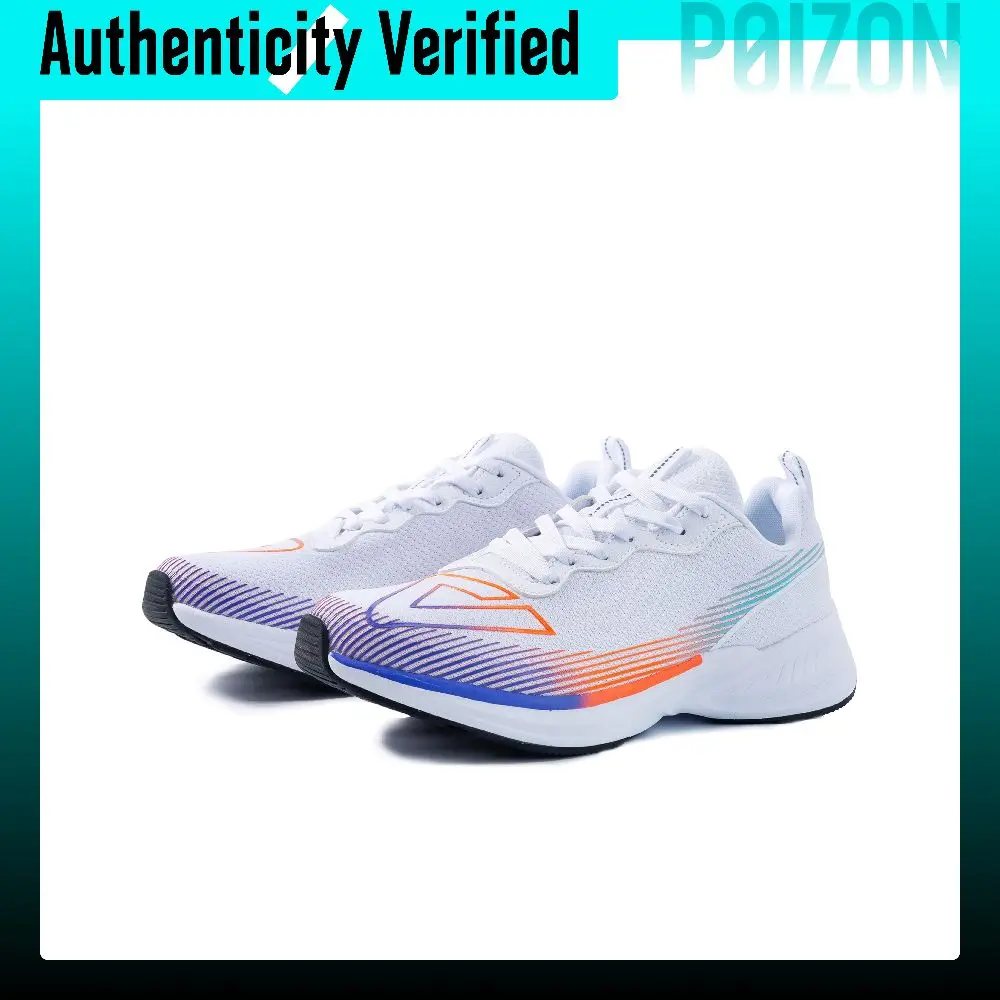PEAK Slip Resistant Low top Running Shoes Men's White Orange E234931H/