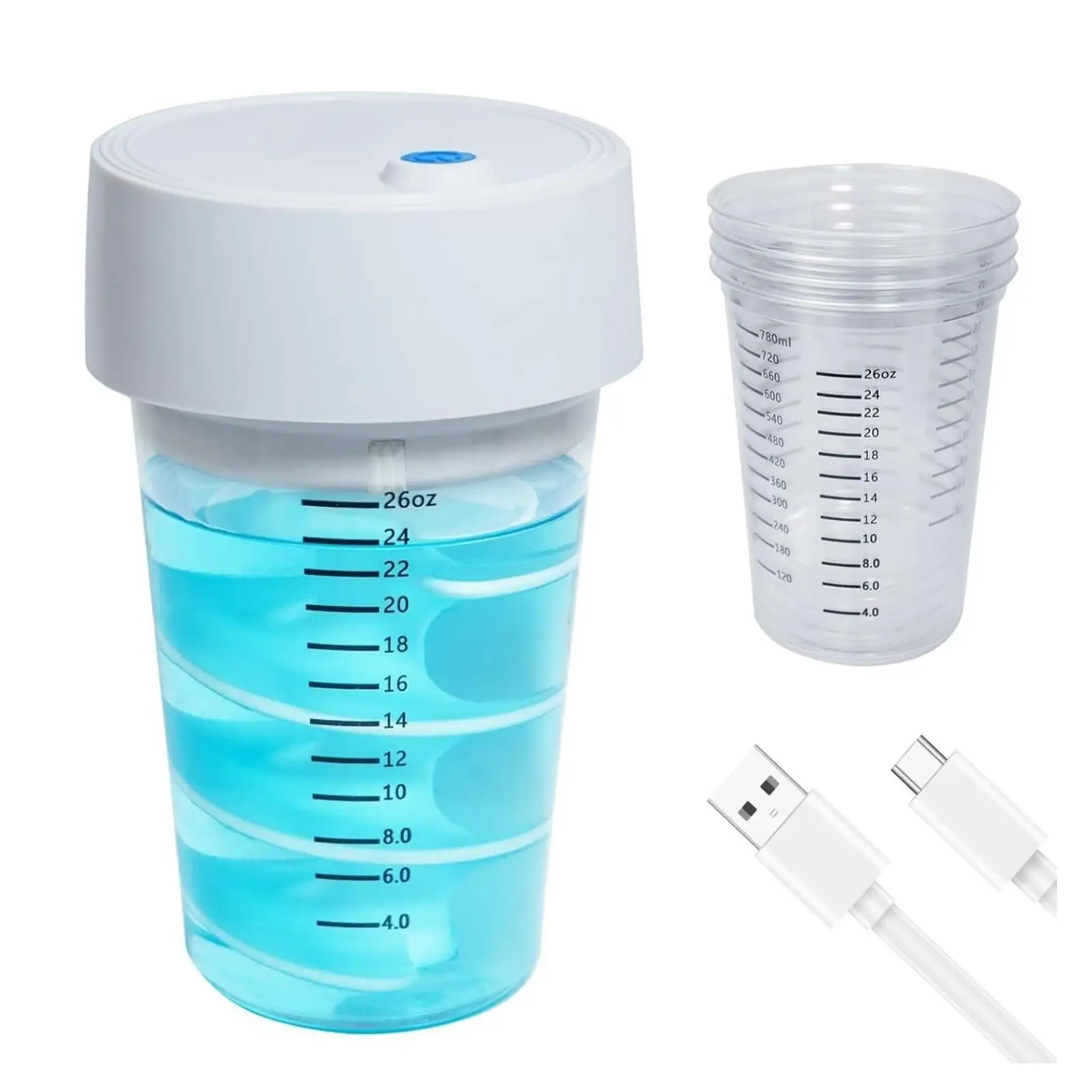 Automatic Resin Mixer Measurement Markings Craft Tool 780 Ml