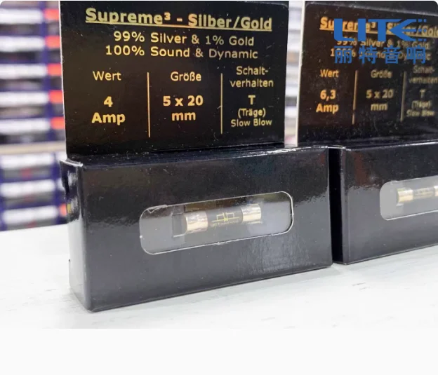 1pcs Original German HiFi Tuning Supreme Gold and Silver Frozen Edition 20mm/32mm Tuner Fuse free shipping