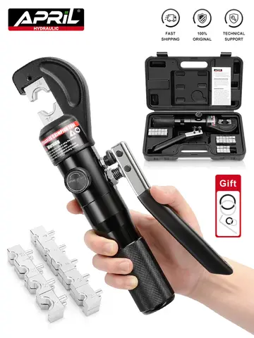 RUS 창고 유압 압착 도구 DIY 케이블 터미널 압착 펜치 유압 압축 도구 YQK-70 범위 4-70mm2