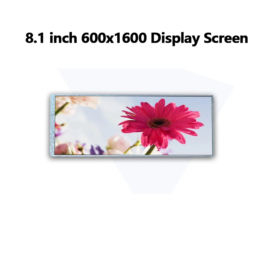 8.1 Inch Long Bar 600x1600 Pixels MIPI G500 Secondary Screen for Case Compact Portable Display for Mobile Devices