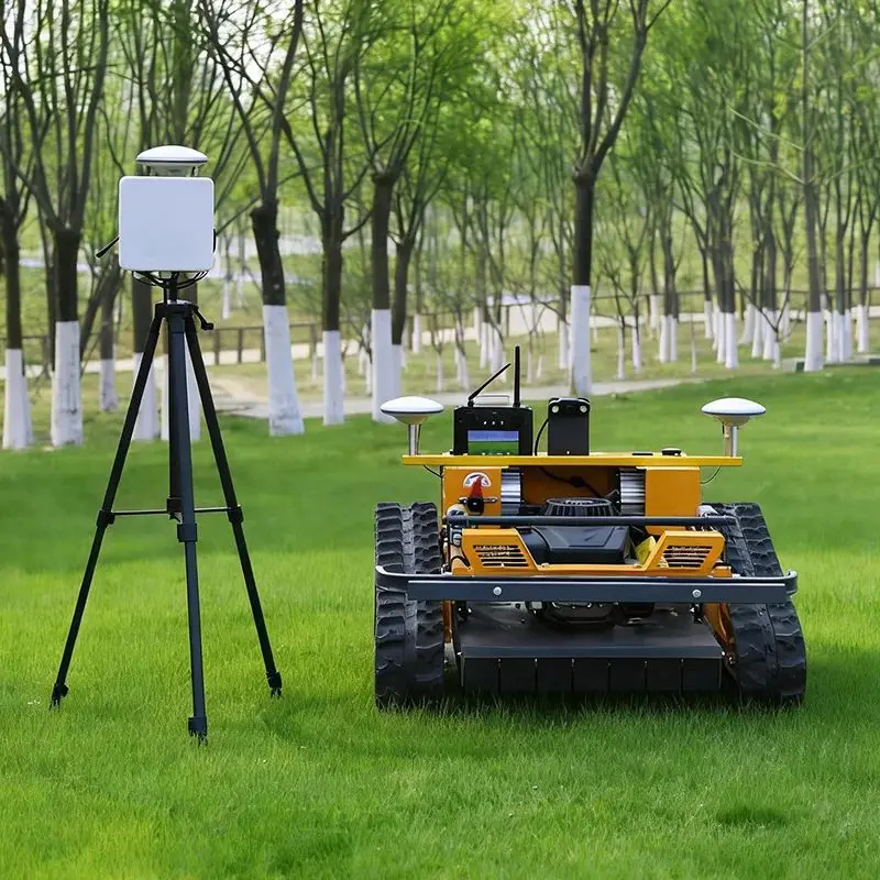 

Customized NEW lawn mower, remote-controlled cordless electric lawn mower suitable for farm greening, link rod flail mower