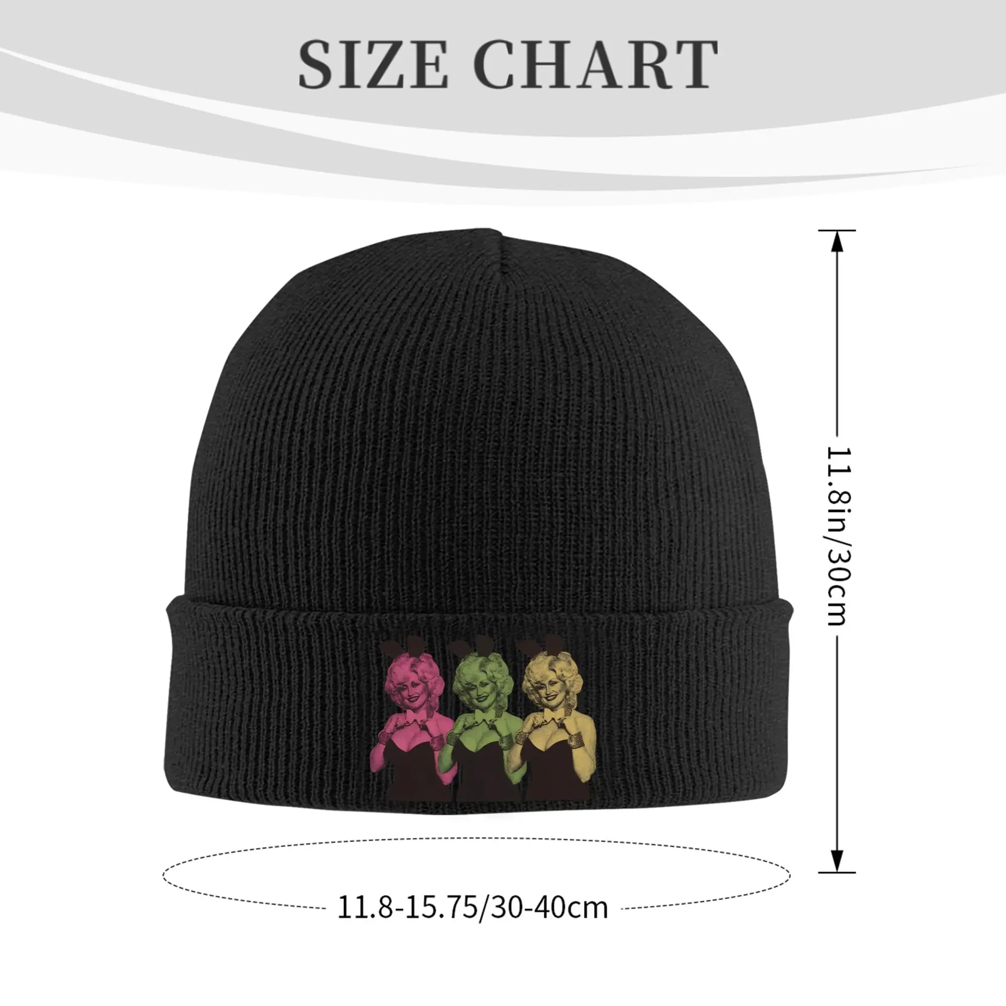 America Music D-Dollys Singer Knit Hat Beanies Winter Hat Warm Unisex  New Dolly Parton Caps for Men Women Gifts