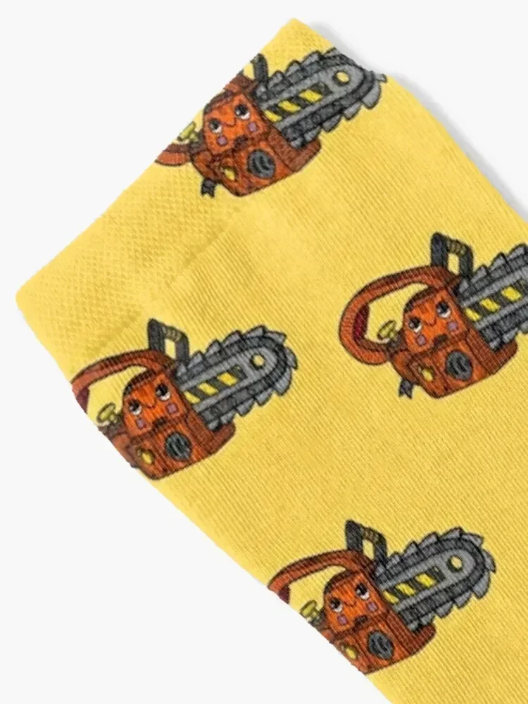 kawaii, cute happy chainsaw. Socks anti-slip cute Children's Socks Woman Men's