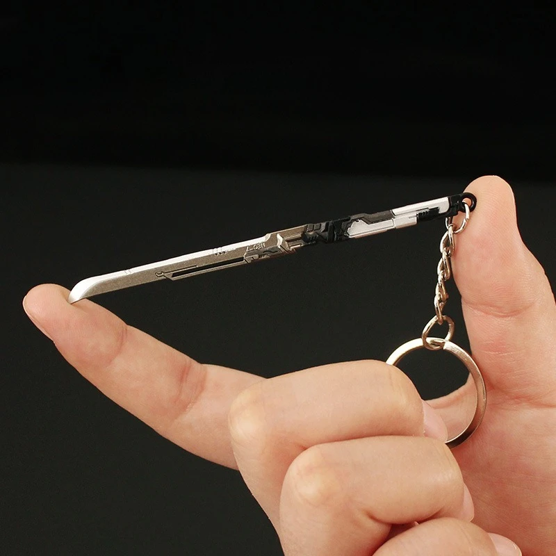 9 センチメートル Ghostrunner 2077 ゲームフィギュアキーホルダー周辺熱戦士ブレードモデル剣バタフライナイフ刀ギフトおもちゃ