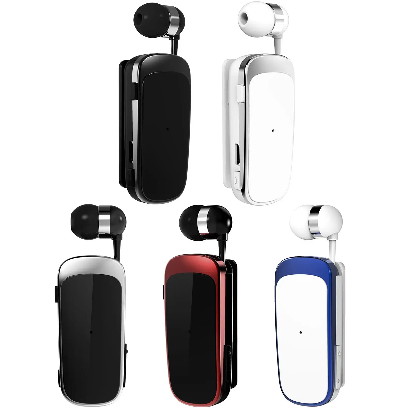 Fineblue K52 Business سماعة بلوتوث لاسلكية طوق كليب دعوة الاهتزاز