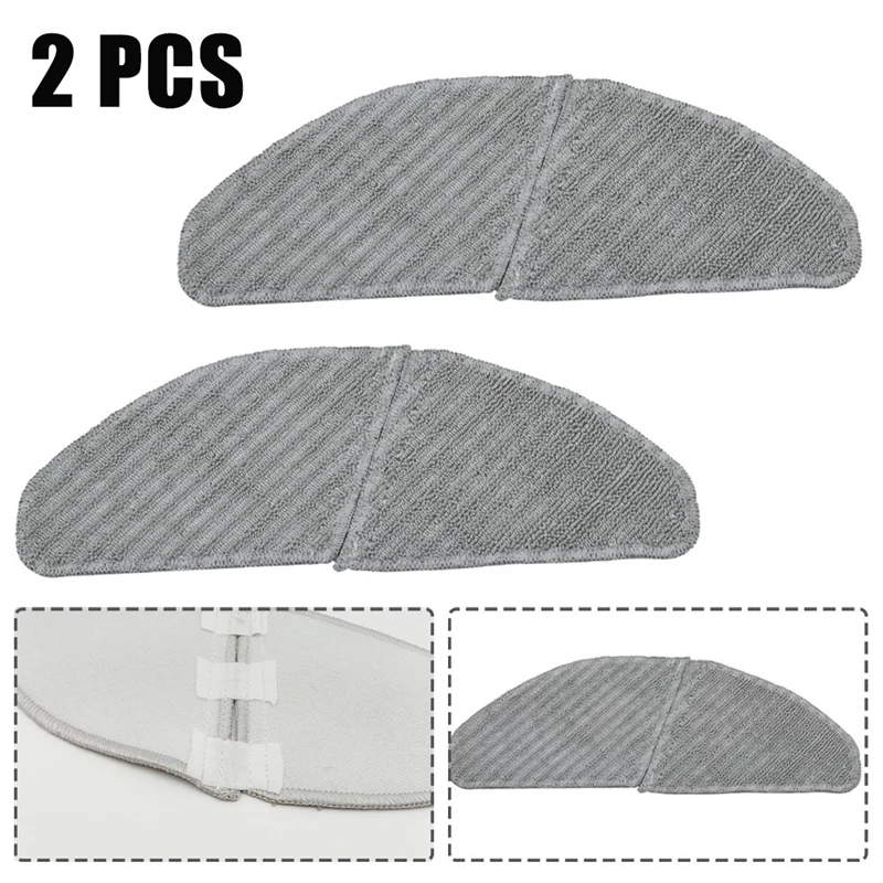 Mop para aspirador robô, Mop para Midea S8 +, M7 Pro, Robô varrendo, poliéster, Swipe, Wipe, Pads de pano, 2pcs