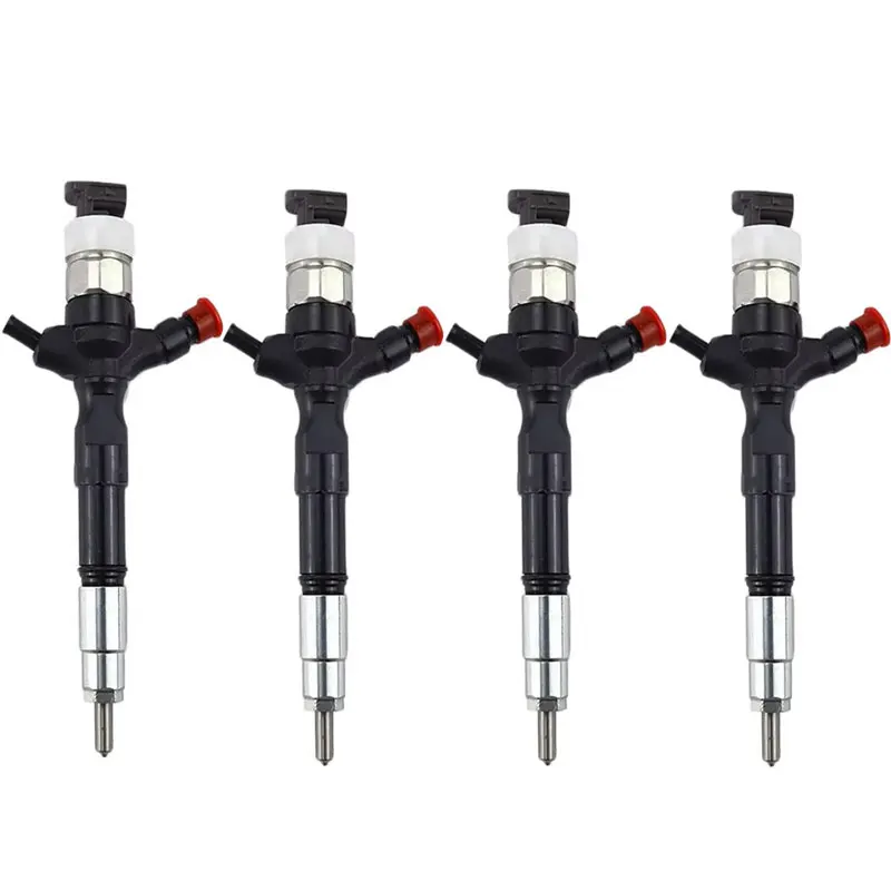 4PCS 23670-30190 Common Rail Fuel Diesel Injector 2367030190 23670 - 30190 for Toyota 2010 2KD/1KD-FTV