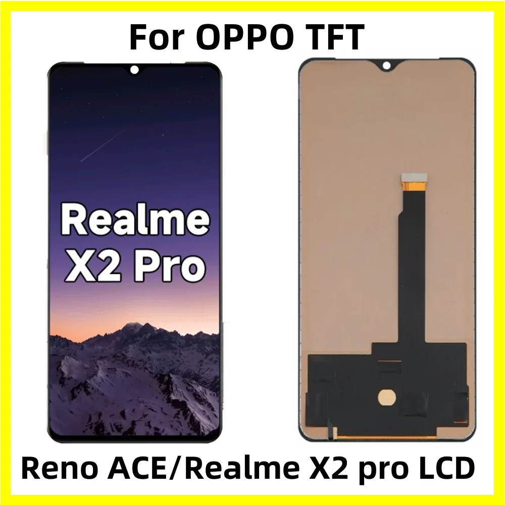 

TFT 6.40'' For OPPO Realme X2 Pro RMX1931 LCD Display Touch Screen Assembly Replacement Accessory For OPPO Reno ACE LCD DIsplay