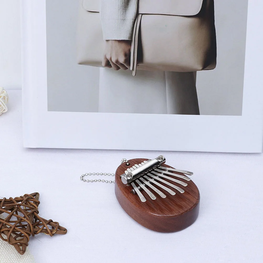 

8 Tone Wooden Kalimba Portable Musical Instrument for Beginners Easy to Play Clear Sound Delicate Kalimba Musical Instrument