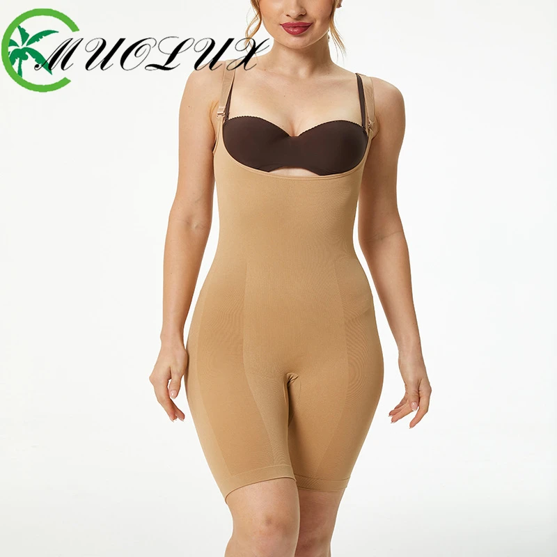 

Seamless Shapewear One-piece Women's Flat Corner Pants Traceless High Elasticity Lift Buttocks Support Chest Body Hugging Pants