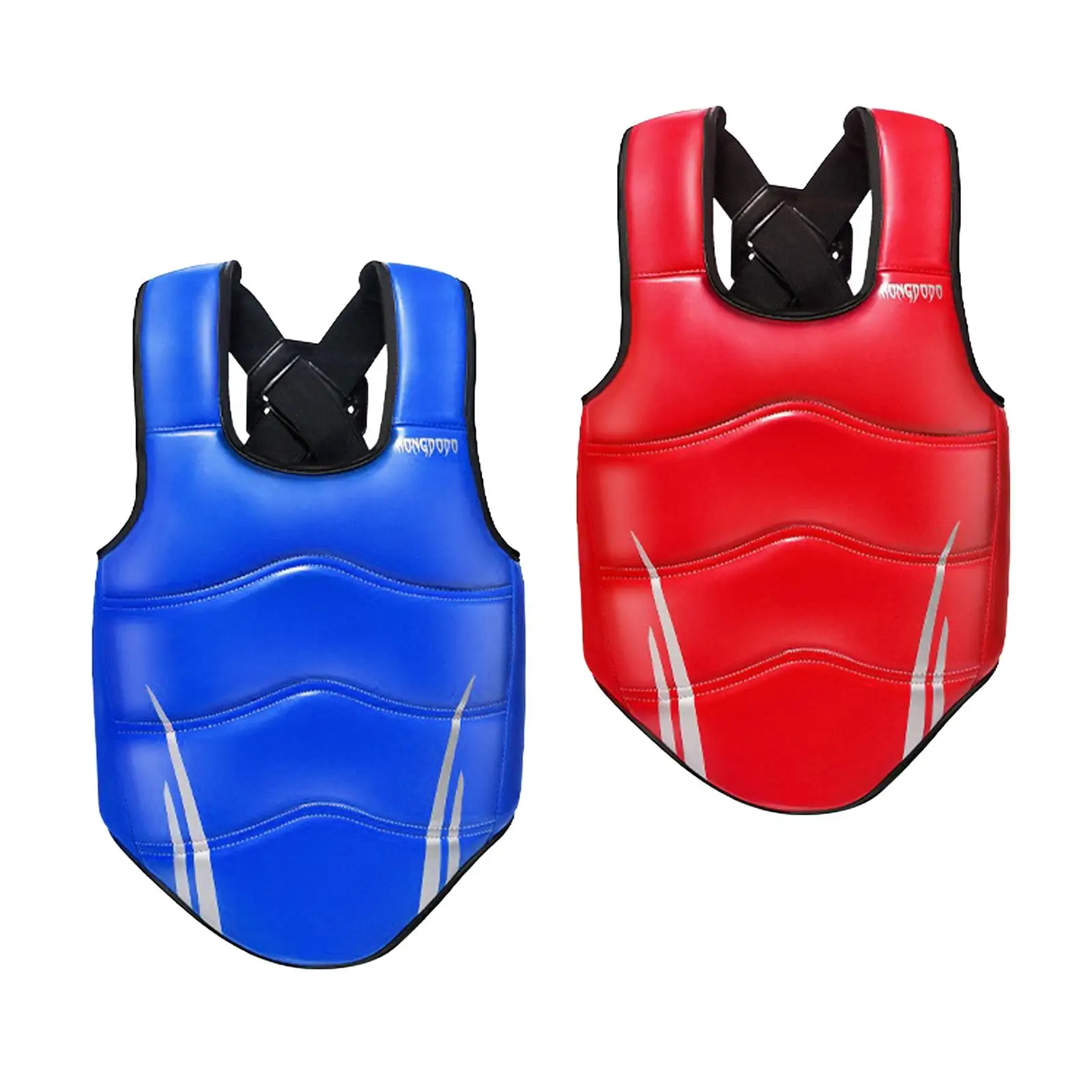 Karate Chest Guard Protection Pad Boxing Body Protector for Sanda Sports Gym