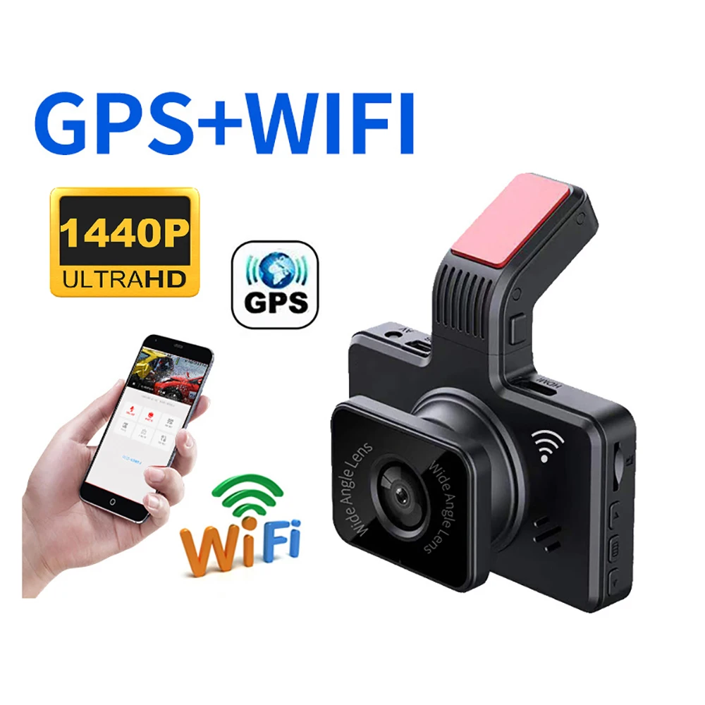 

Car DVR WiFi Dash Cam Vehicle Camera 2K Drive Video Recorder Registrar Night Vision Auto Black Box GPS Car Accessories Dashcam